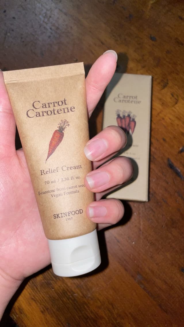 SKINFOOD Carrot Carotene Relief Cream review photo by zttxyz