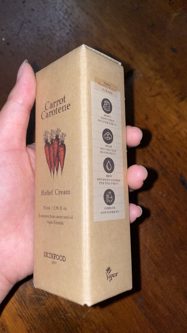 SKINFOOD Carrot Carotene Relief Cream review photo by zttxyz