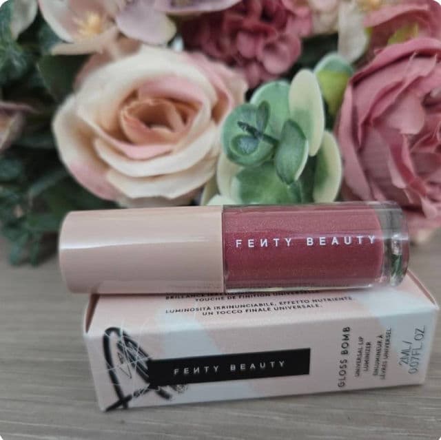 Fenty Beauty Gloss Bomb Color Drip Lip Cream - Mauve Wives review photo by kattykurves