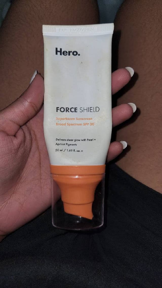 Hero Cosmetics Force Shield Superbeam Sunscreen SPF 30 review photo by Luisannia