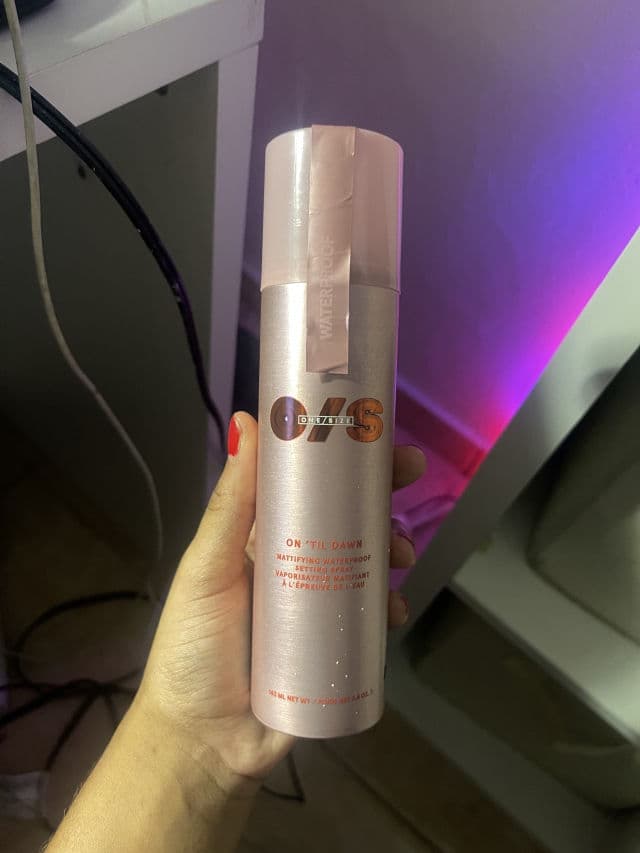 ONE SIZE On 'Til Dawn Mattifying Setting Spray review photo by michixfr