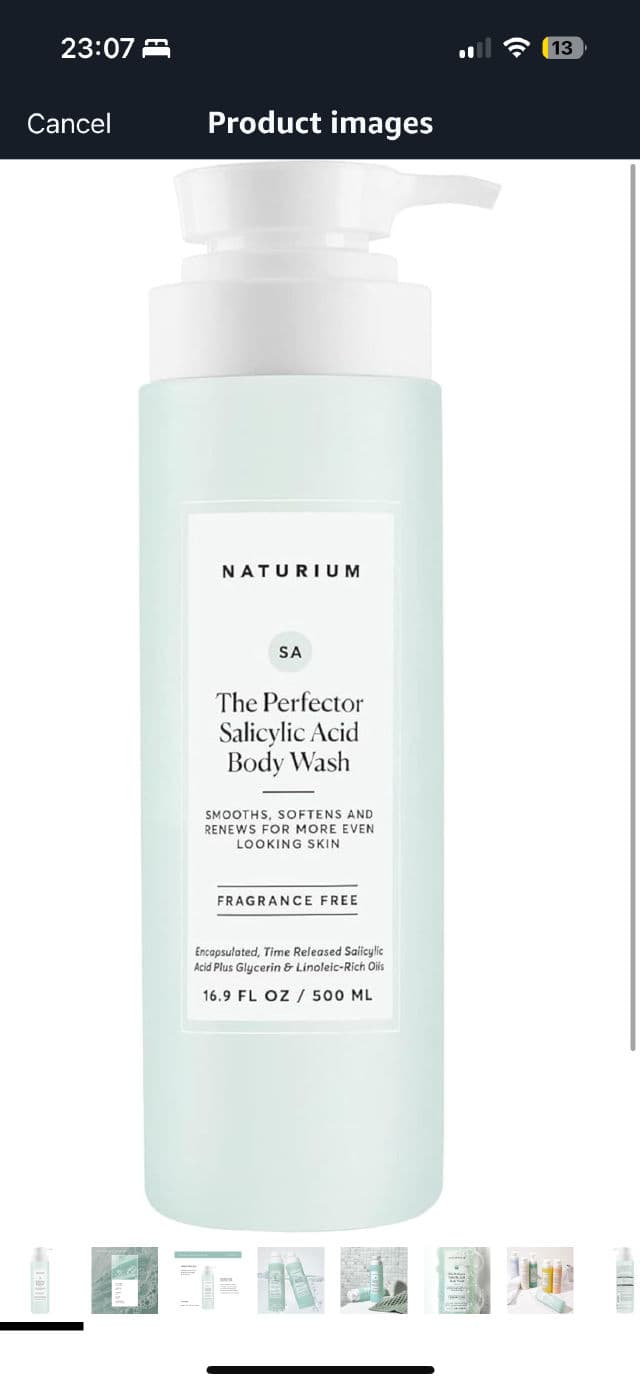 Naturium The Perfector Salicylic Acid Body Wash review photo by emiibby