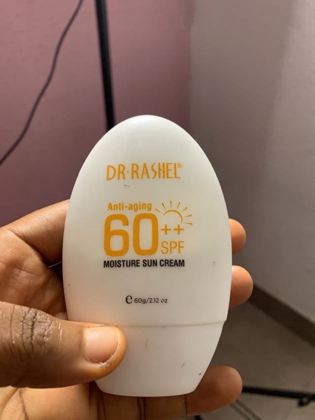 Dr.Rashel Anti-Aging & Moisture Sun Cream SPF60++ review photo by yvonnemark
