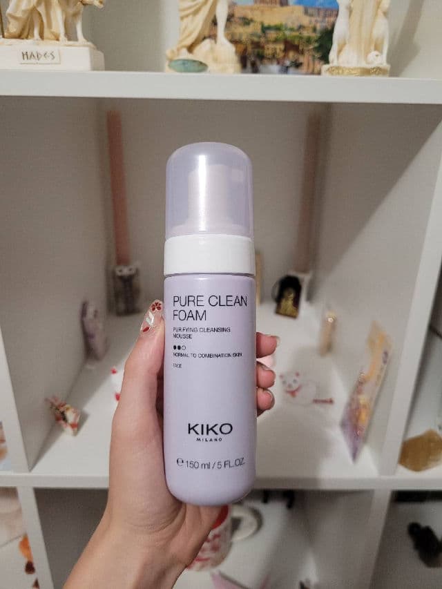 Kiko Pure Clean Foam review photo by oceane
