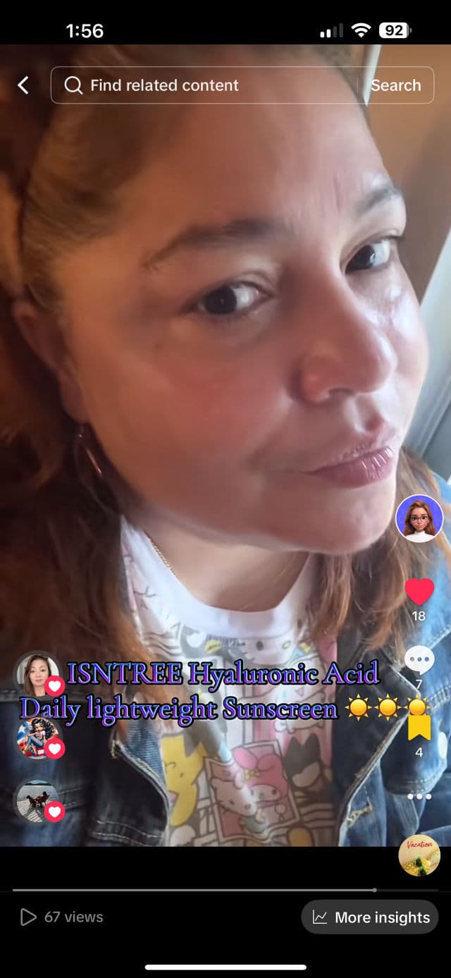 ISNTREE Hyaluronic Acid Daily Sun Gel SPF30 PA+++ review photo by Walesks12