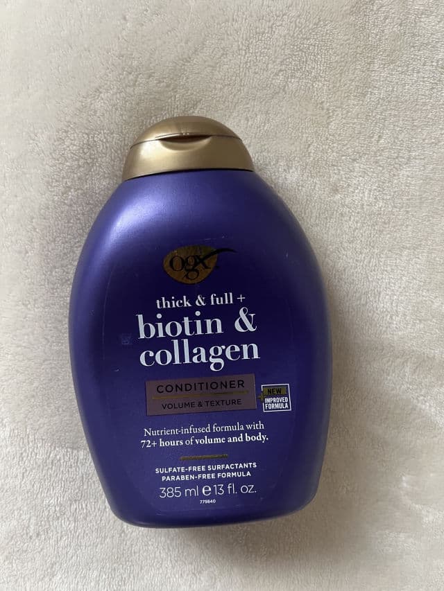 OGX Thick & Full Biotin and Collagen Hair Thickening Conditioner review photo by blueiz35