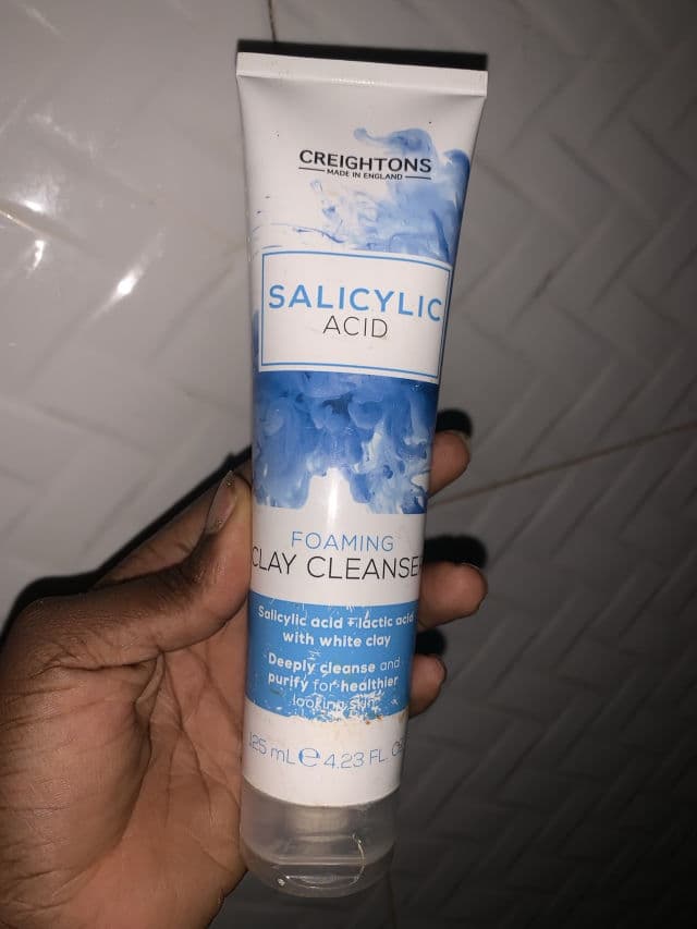 Creightons Salicylic Acid Foaming Clay Cleanser review photo by olaoluwadayomi