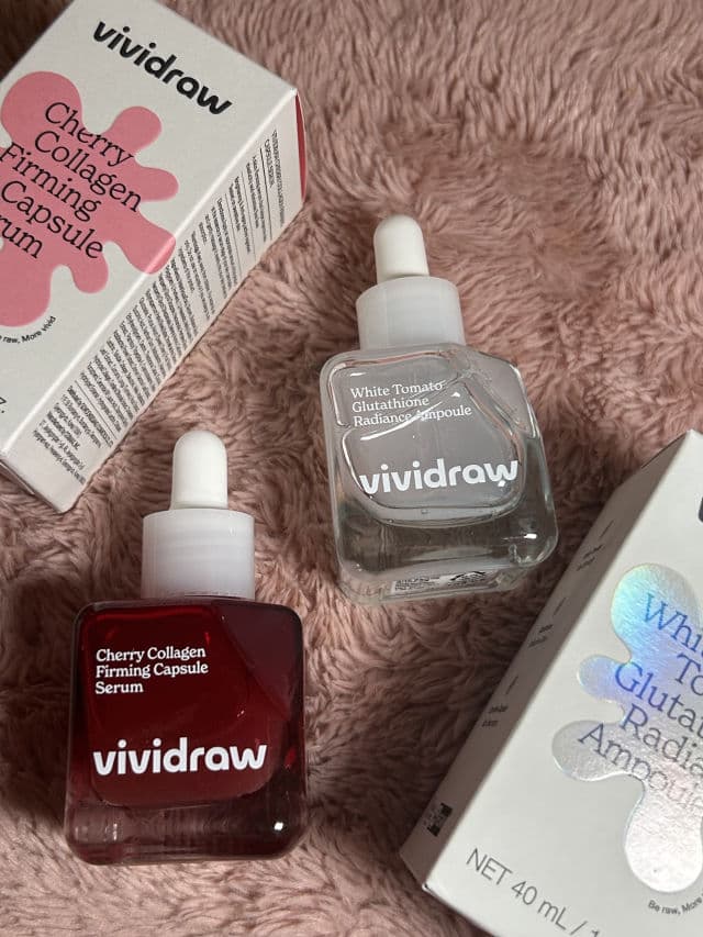 vividraw White Tomato Glutathione Radiance Ampoule review photo by cassiiee