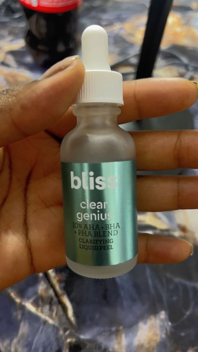 Bliss Clear Genius Peel review photo by raissan