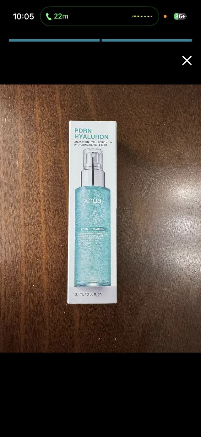ANUA PDRN Hyaluronic Acid Hydrating Capsule Mist review photo by Emmanouchie