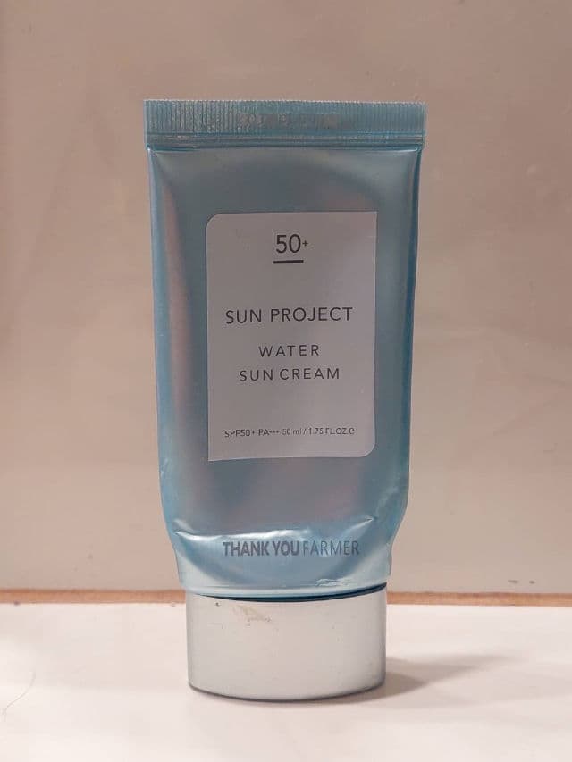 Sun Project Water Sun Cream SPF50+ PA+++ product review