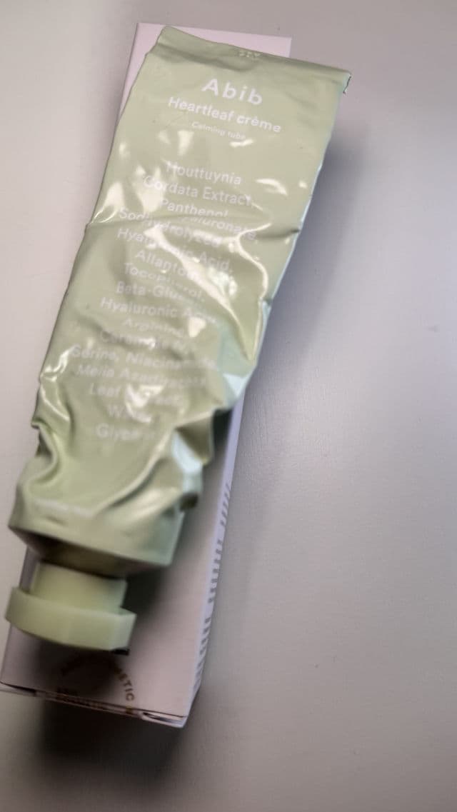 Abib Heartleaf Crème Calming Tube review photo by vizel
