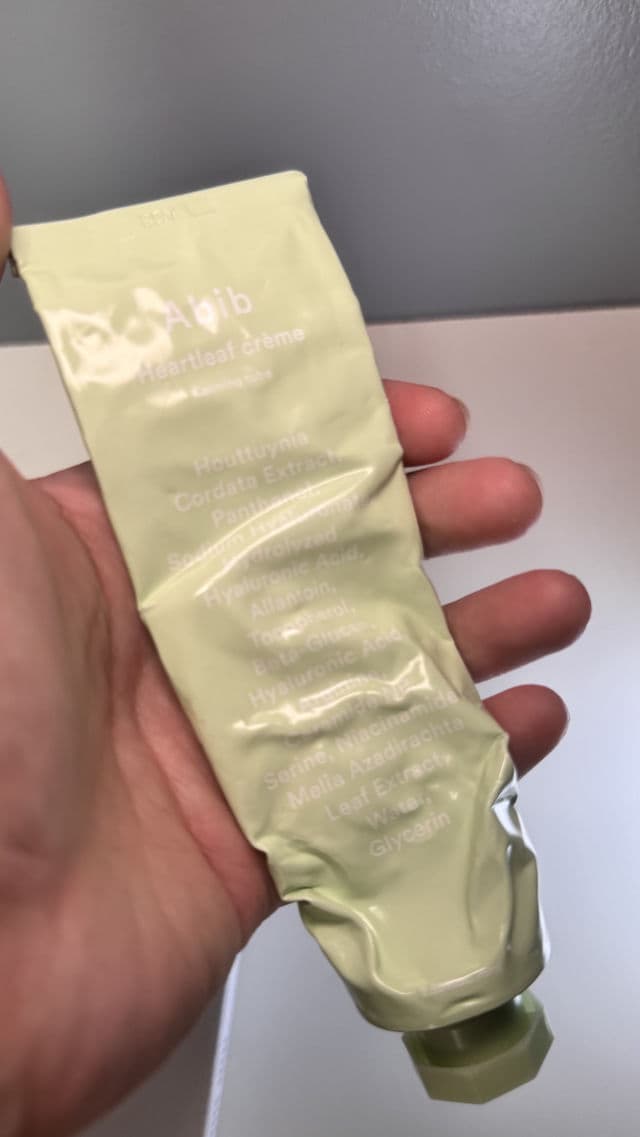 Abib Heartleaf Crème Calming Tube review photo by vizel