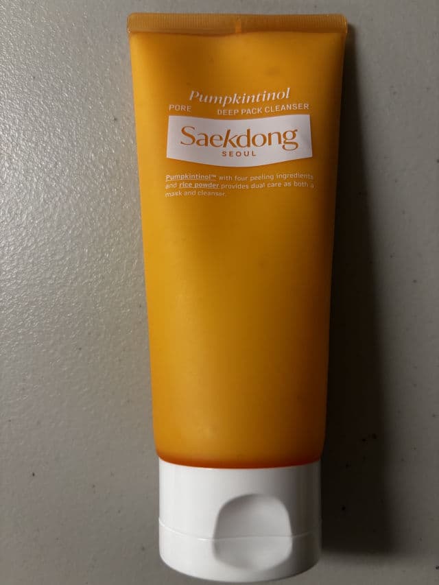 Saekdong Seoul Pumpkintinol Pore Deep Pack Cleanser review photo by Josivillao
