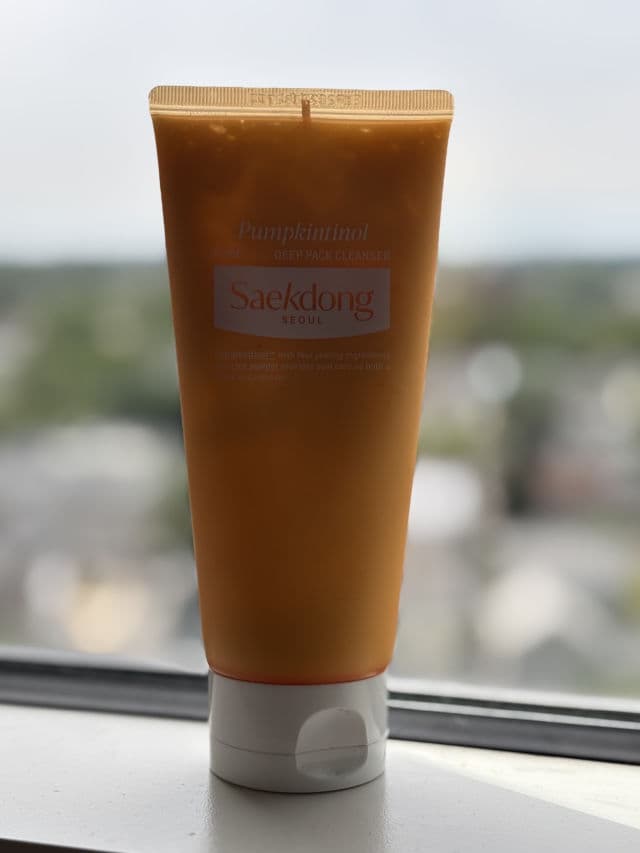 Saekdong Seoul Pumpkintinol Pore Deep Pack Cleanser review photo by StacyUGC
