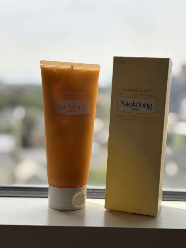 Saekdong Seoul Pumpkintinol Pore Deep Pack Cleanser review photo by StacyUGC