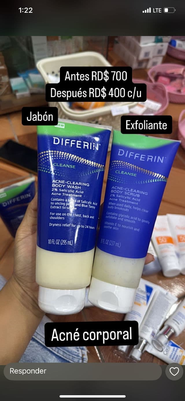 Differin Acne Clearing Daily Body Scrub review photo by Libnianyaris