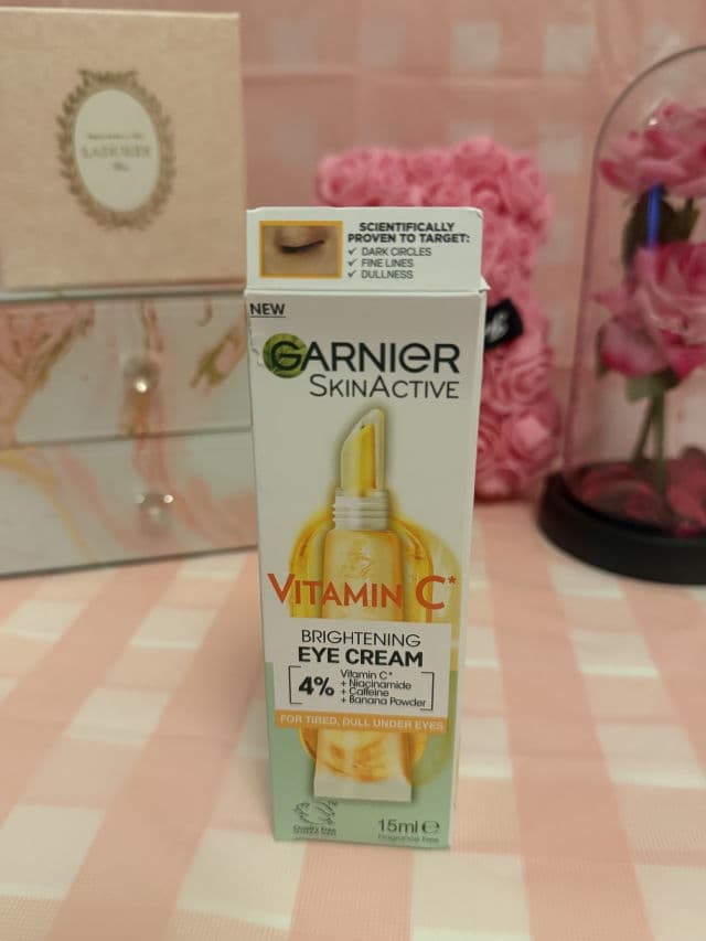 Garnier Vitamin C* Brightening Eye Cream review photo by ReviewsLynWrotes