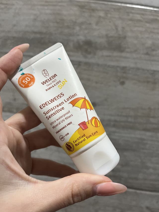Weleda Edelweiss Sunscreen Lotion SPF 50 Sensitive review photo by pilpani