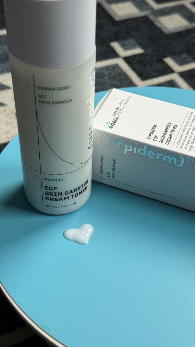 Zipiderm EGF Skin Barrier Cream Toner review photo by Singyou