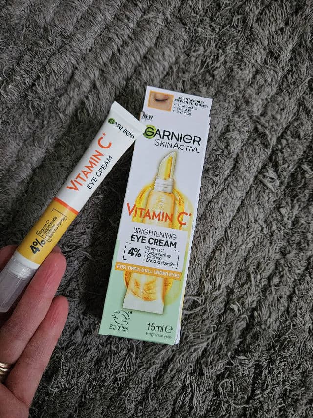 Garnier Vitamin C* Brightening Eye Cream review photo by margaret123456