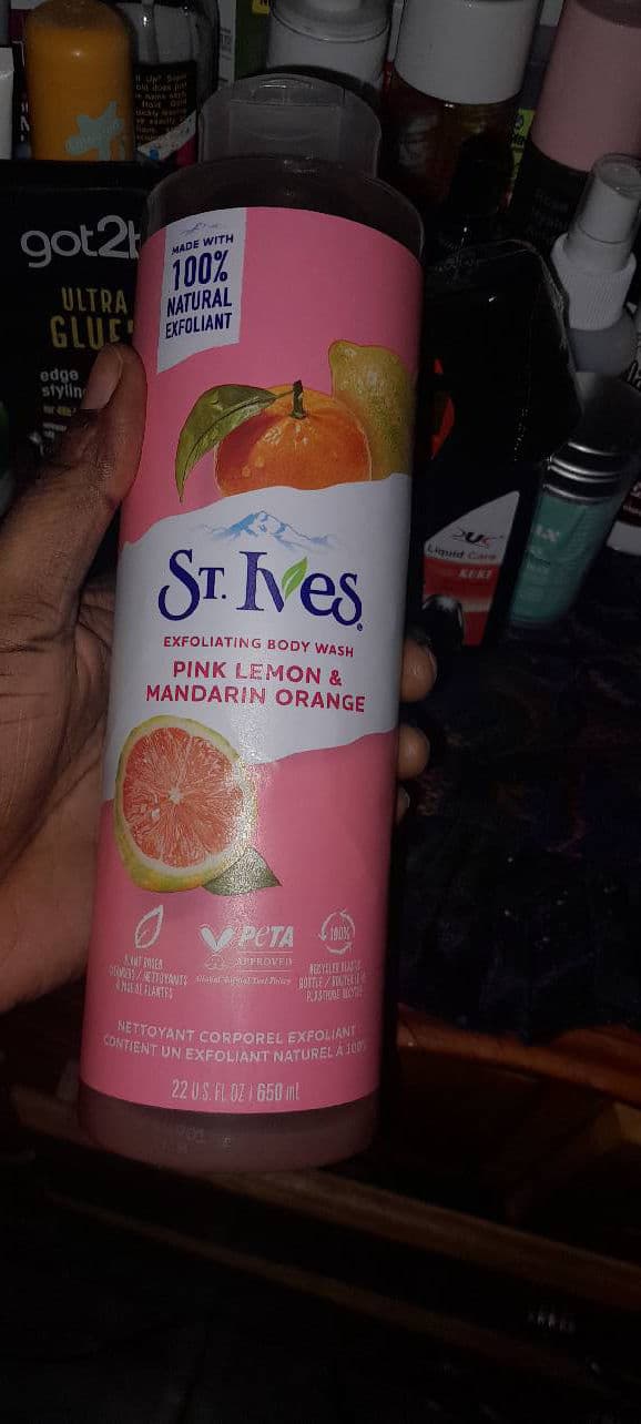 St. Ives Pink Lemon & Mandarin Orange Hand & Body Wash review photo by toritamaya
