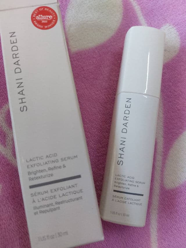 Shani Darden Lactic Acid Exfoliating Serum review photo by Heidyskin