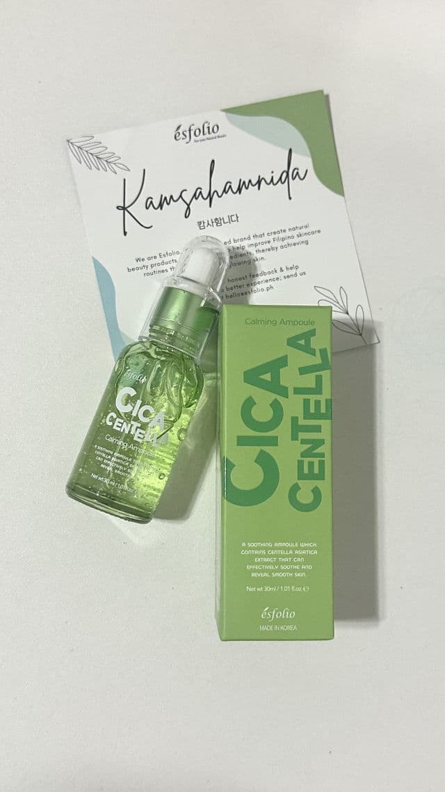 ESFOLIO Cica Centella Calming Ampoule review photo by kellyrcn