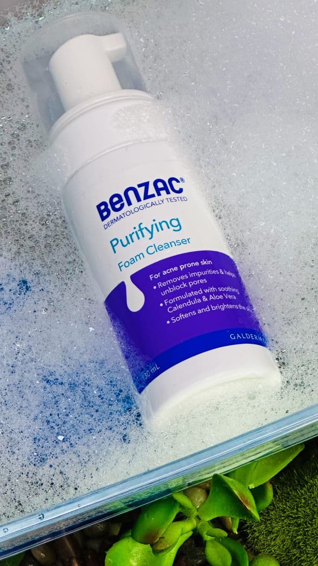 Galderma Benzac Spots Daily Facial Foam Cleanser review photo by JessiZan