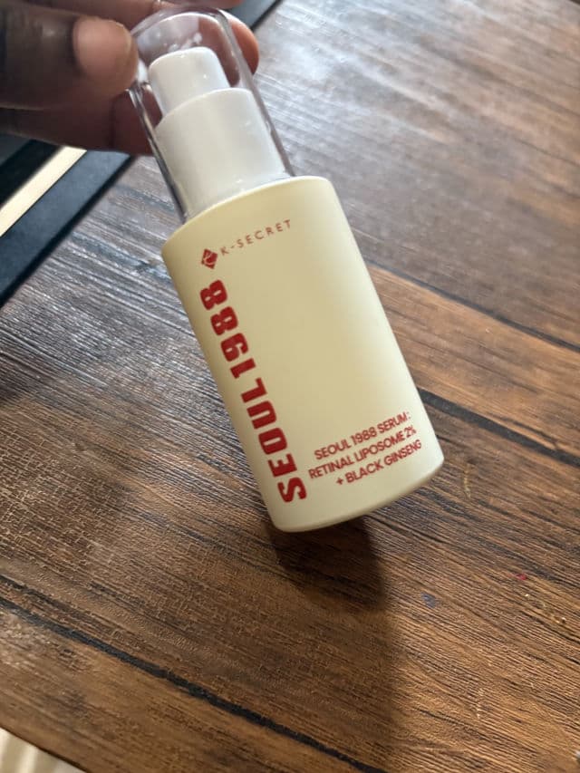 K-Secret Seoul 1988 Serum: Retinal Liposome 2% + Black Ginseng review photo by unice