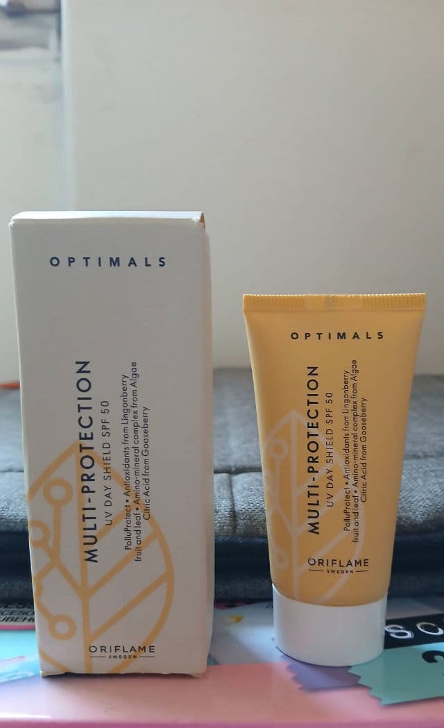Oriflame Optimals Multi-Protection UV Day Shield SPF 50 review photo by inesnunes