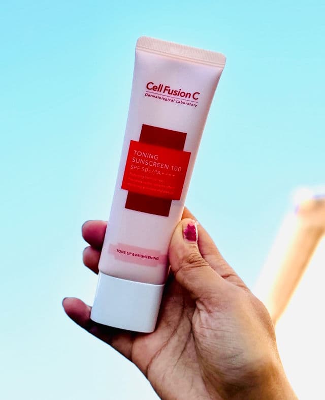 Cell Fusion C Aquatica Sunscreen 100 SPF50+ PA++++  review photo by Ambila