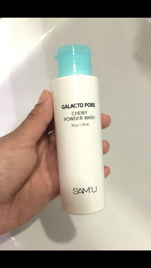 SAM'U Galacto Pore Chewy Powder Wash review photo by Yumin