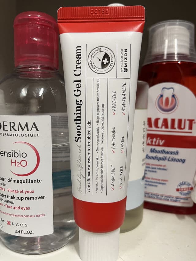 Mizon Good Bye Blemish Soothing Gel Cream review photo by itsmeendzi