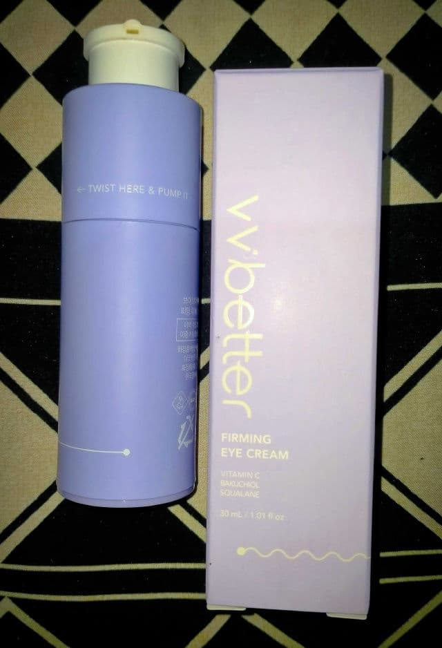 VVBETTER Firming Eye Cream review photo by Skyline
