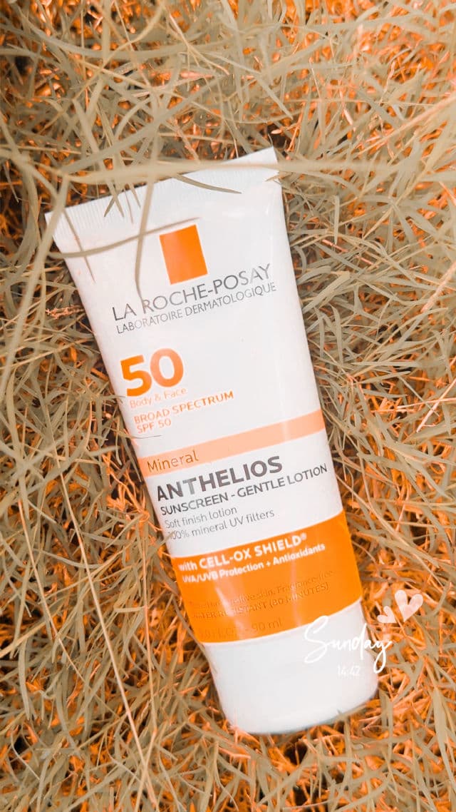 La Roche-Posay Anthelios Body and Face Gentle-Lotion Mineral Sunscreen SPF 50 review photo by feona