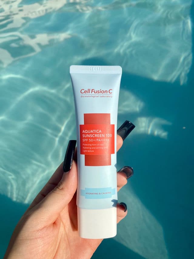 Cell Fusion C Aquatica Sunscreen 100 SPF50+ PA++++  review photo by MelissaKarey
