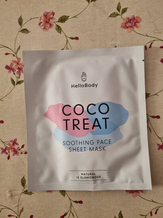 HelloBody Coco Treat Soothing Face Sheet Mask  review photo by Shishou