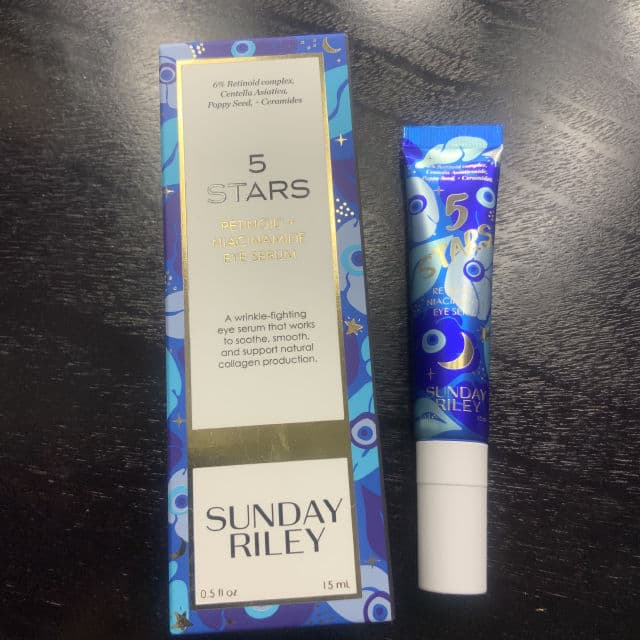Sunday Riley 5 Stars Retinoid + Niacinamide Eye Serum review photo by abc1111