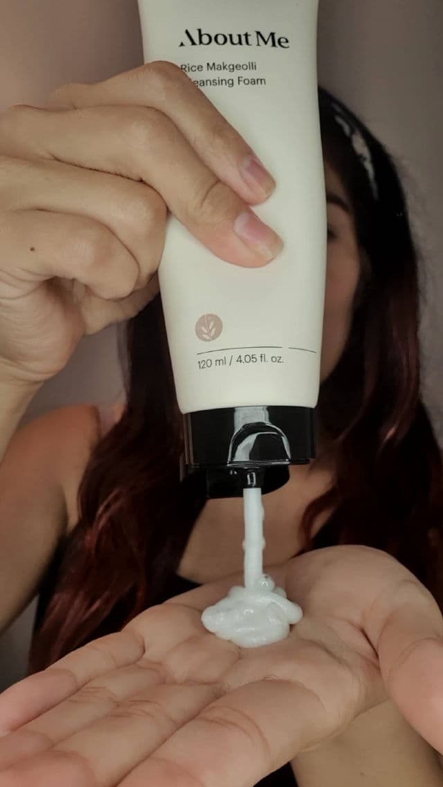 ABOUT ME Rice Matgeolli Cleansing Foam review photo by diana12471