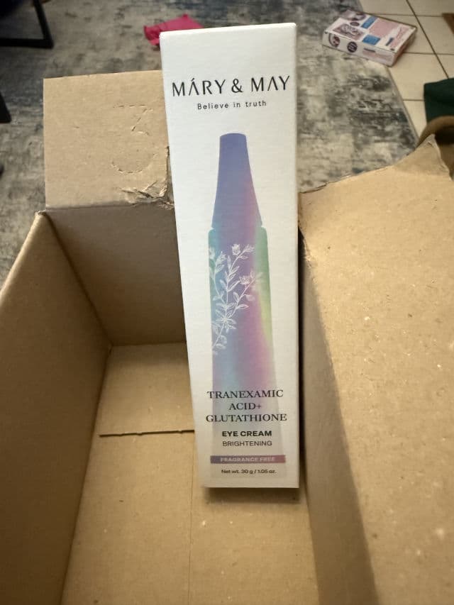 Mary&May Tranexamic Acid+ Glutathion Eye Cream review photo by Hetal