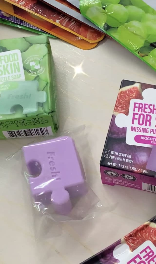 Farmskin Fresh Food For Skin Missing Puzzle Soap - Fig (Brightening) review photo by Acdv