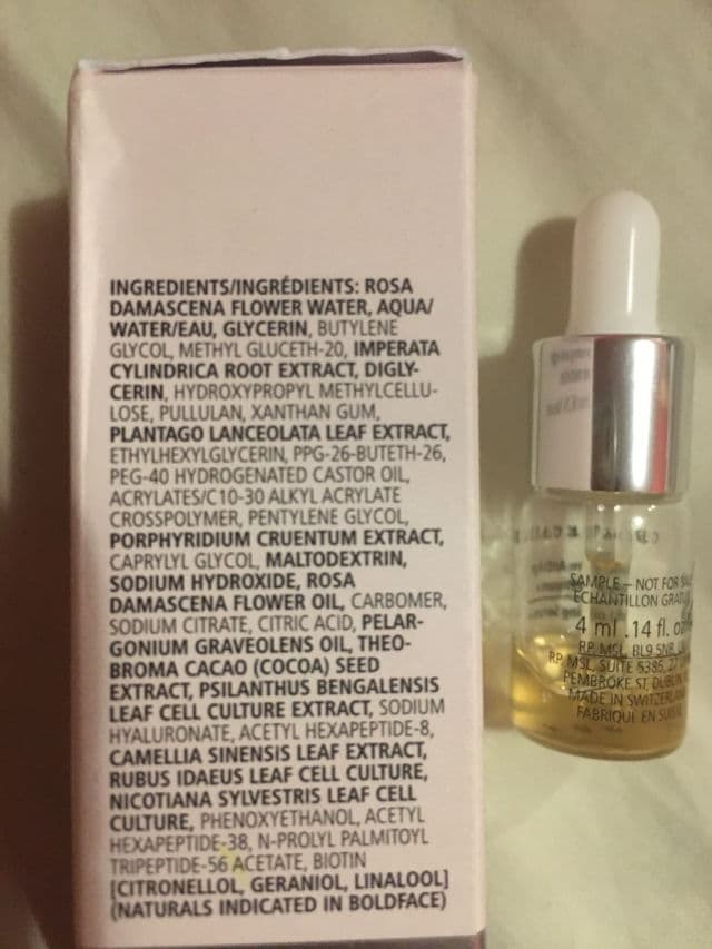 Chantecaille Bio Lifting Serum+ review photo by moonlite
