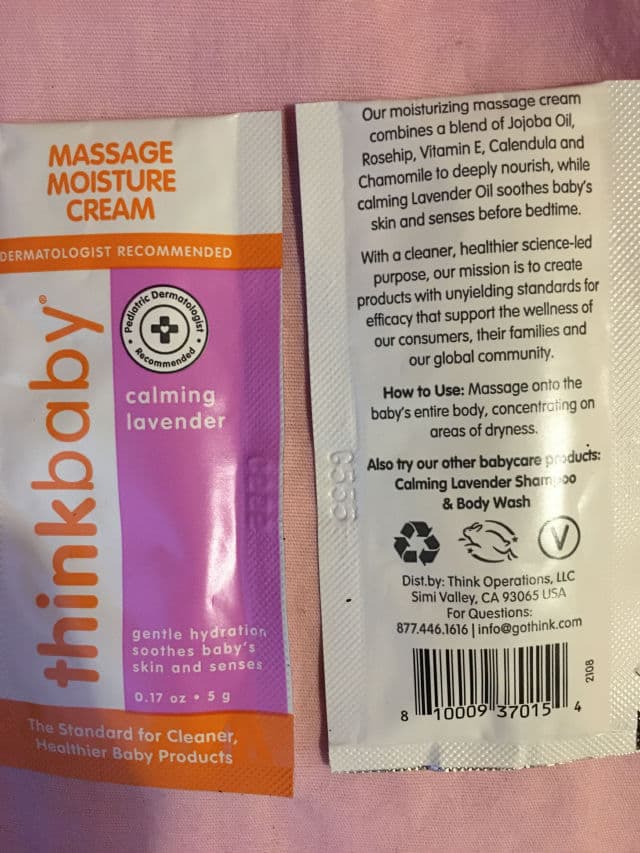 Thinkbaby Massage Moisture Cream - Calming Lavender review photo by moonlite