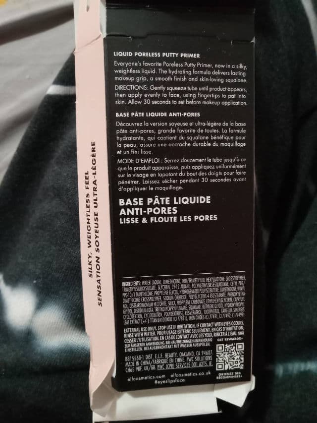 ELF Liquid Poreless Putty Primer review photo by moonlite