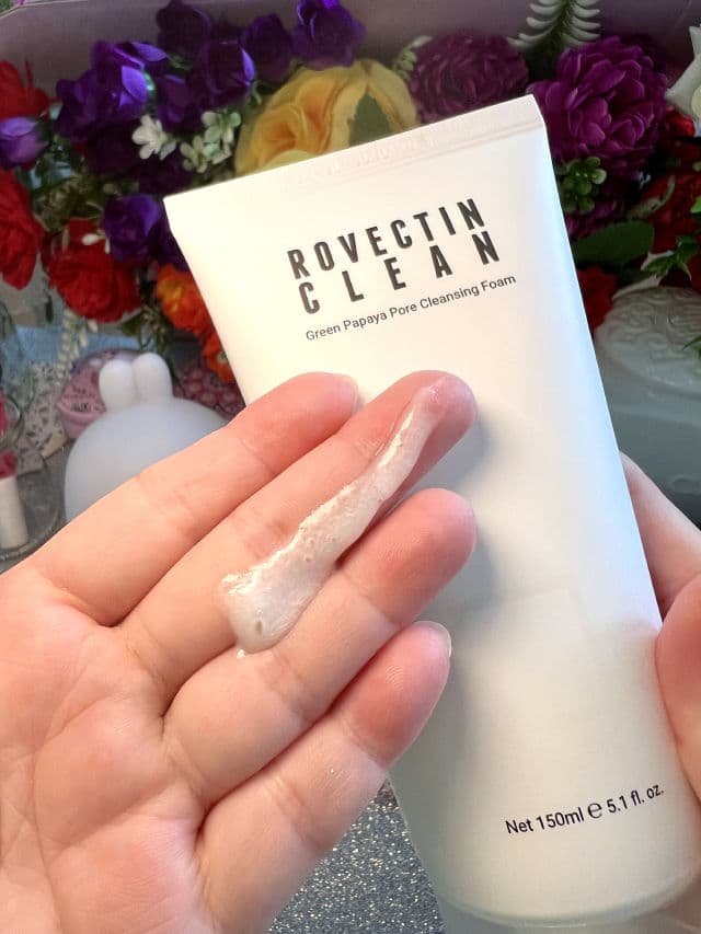 Rovectin Clean Green Papaya Pore Cleansing Foam review photo by freshmochiskin