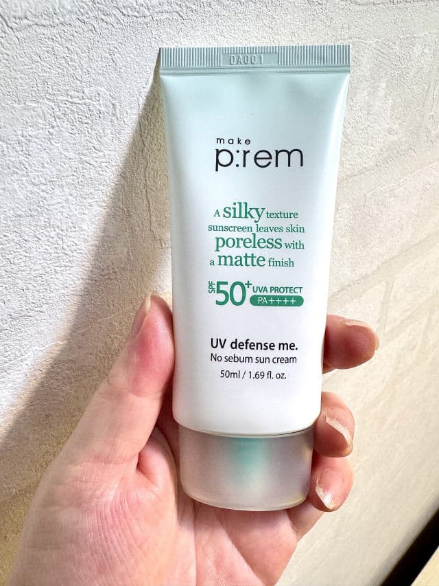 make p:rem UV Defense Me. No Sebum Sun Cream SPF50+ PA++++ review photo by freshmochiskin