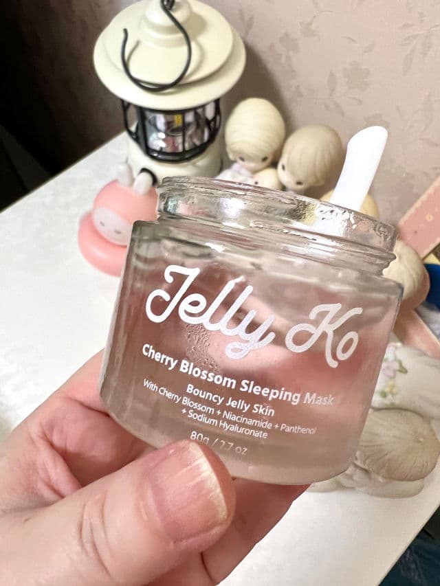 Jelly Ko Cherry Blossom Sleeping Mask review photo by freshmochiskin
