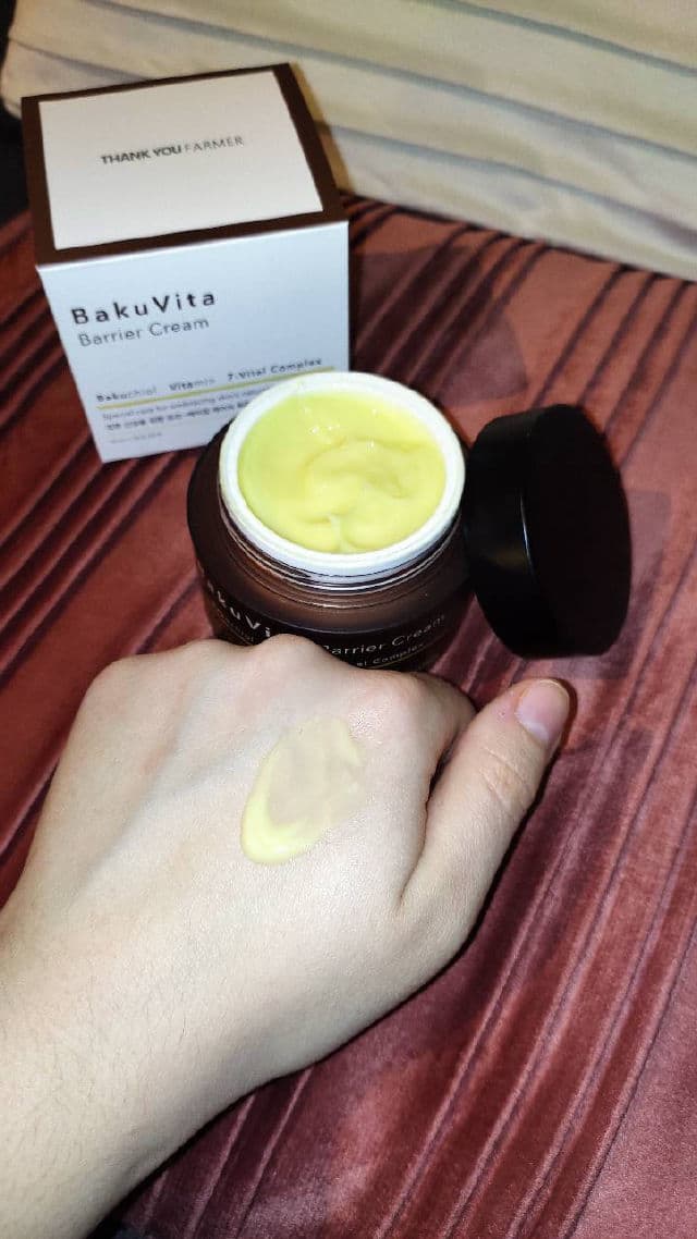 THANK YOU FARMER BakuVita Barrier Cream review photo by skincareandcaro