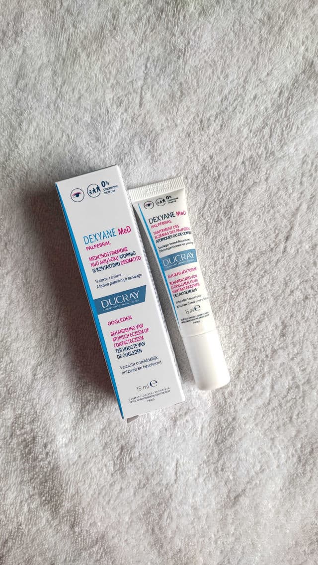 Ducray Dexyane MeD Palpebral Eyelid Eczema Treatment review photo by skincareandcaro